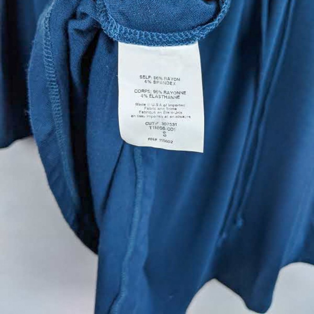 🎇 LUSH Criss Cross Back Dolman Sleeve Blouse S - Picture 6 of 6